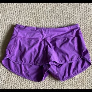 Vibrant Purple Speed Shorts